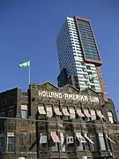 La tour et l'Hôtel New York (ancien siège de la Holland America Line).