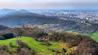 Ruines du château.