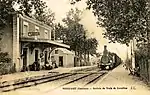 La gare de Montfavet vers 1900.