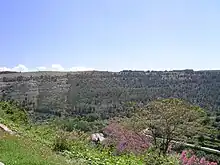 Les monts Hybléens vus de la villa