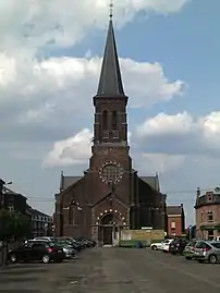 L'église Saint-Pierre (1880).