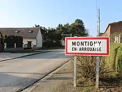 Entrée du village.