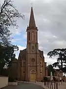 Le clocher de l'église.