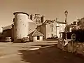 Le centre-village avec vue sur l'église Notre-Dame-de-l'Assomption.