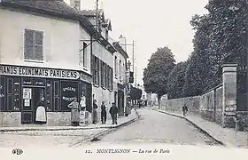 La rue de Paris vers 1900.