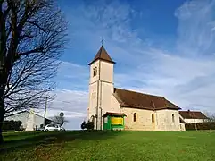 L'église de Montmalin.