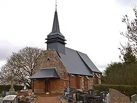 L'église Notre-Dame de Montmarquet, excentrée de son hameau