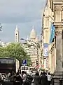 Montmartre vue du boulevard des Batignolles en 2011