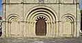 Le portail de l'église Saint-Denis de Montmoreau