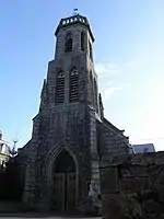 L'église Saint-Melaine.