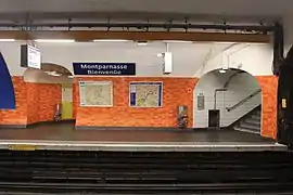 Quai de la ligne 6.