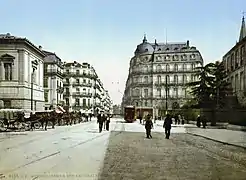 Rue Nationale entre 1890 et 1900.