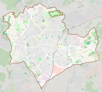 Carte de la ville de Montpellier.