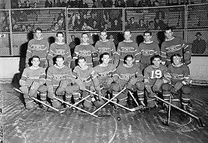 Photographie de la formation des Canadiens de la saison 1942-43