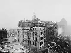 Reconstruction de l'hôtel de ville, 15 novembre 1923