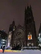 Église Saint-James de Montréal, décembre 2016.