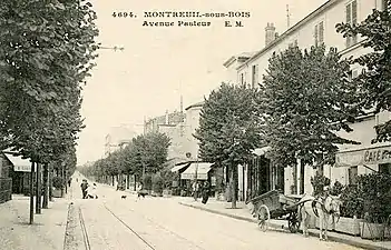 L'avenue Pasteur à Montreuil.