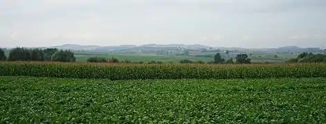 Panorama sur les Monts des Flandres.