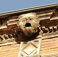 Mufle de lion / gargouille (hôtel Thomas de Montval)