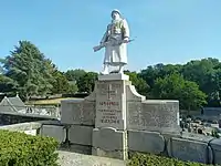 Le monument aux morts de Pleslin-Trigavou.
