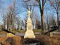 Monument à Latimer au parc Victoria.