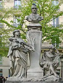 Jean-Antoine Injalbert, Monument à Auguste Comte (1902).