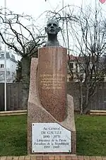 Buste de Charles de Gaulle