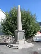 Monument édifié en sa mémoire en 1861 à Cornimont.