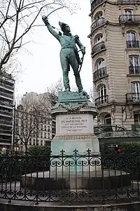 Monument au maréchal Ney (1853), Paris, avenue de l'Observatoire.