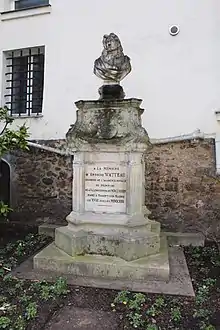 Monument à Antoine Watteau (1865),  Nogent-sur-Marne.