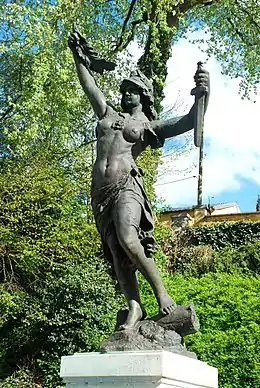 Monument aux Morts de Court-Saint-Étienne (1920), détail.