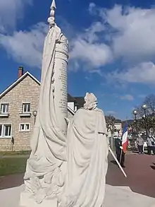 Monument aux Morts créé par le sculpteur Ringot pour la municipalité du Trait (Seine-Maritime)