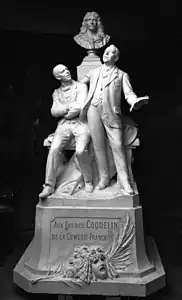 Monument aux frères Coquelin (1911), modèle en plâtre du monument de Boulogne-sur-Mer.