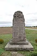 Le monument aux héros de la division Leclerc morts au champ d'honneur.