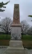 Le monument aux morts de Vendenesse-sur-Arroux.