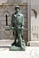 Monument aux morts de Mons-en-Laonnois.