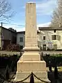 Monument aux morts de Cailloux-sur-Fontaines (face 1870-1871).