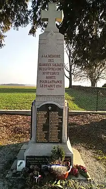 Monument auxmorts du 265e régiment d'infanterie