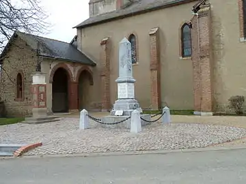 Le monument aux morts.