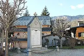 Vue du monument aux morts.