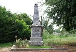 Monument aux morts de Saint-Paul-d'Uzore.