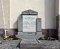 Monument aux morts des Première et Seconde Guerres mondiales.