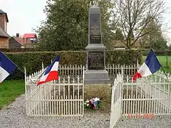 Le monument aux morts.