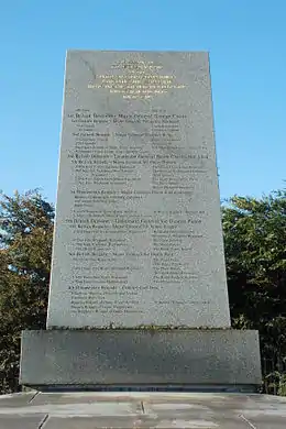 Monument aux troupes britanniques et hanovriennes.