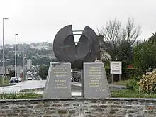 Monument dédié aux victimes de l'amiante.