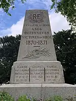 Monument aux morts de la guerre 1870-1871