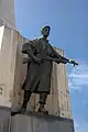 Statue représentant un soldat de l'ALN des frontières.