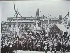 Inauguration en 1900 du monument.