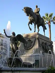 Statue de Miguel Primo de Rivera à Madrid