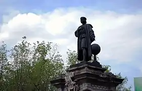 Monument à Colomb, place de Buenavista, Mexico.